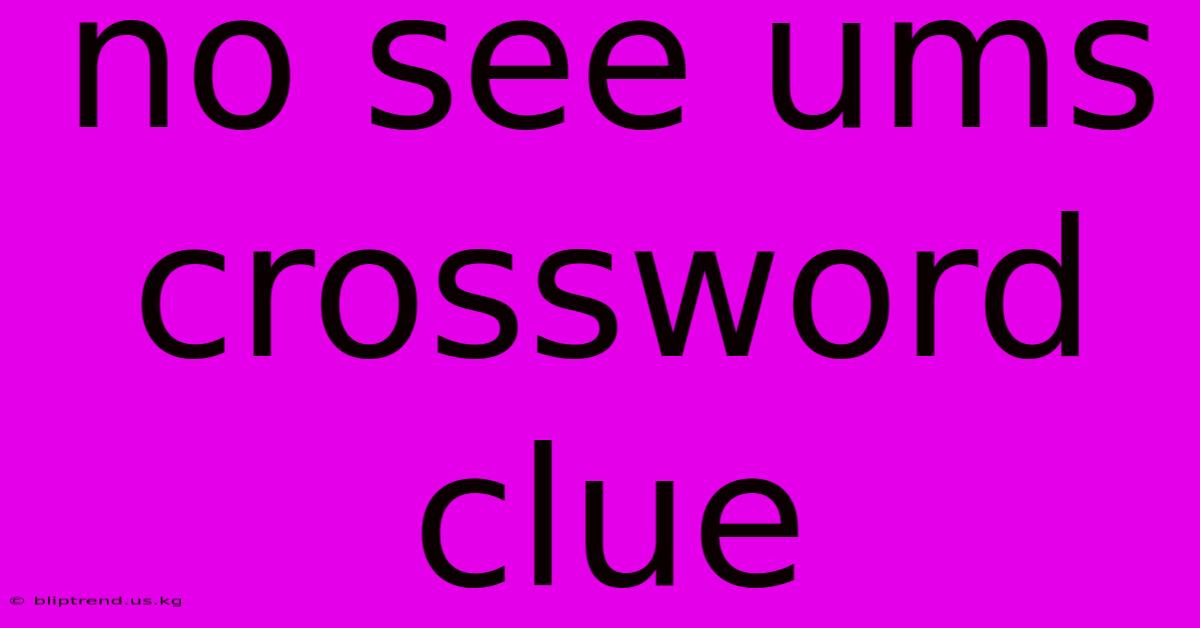 No See Ums Crossword Clue